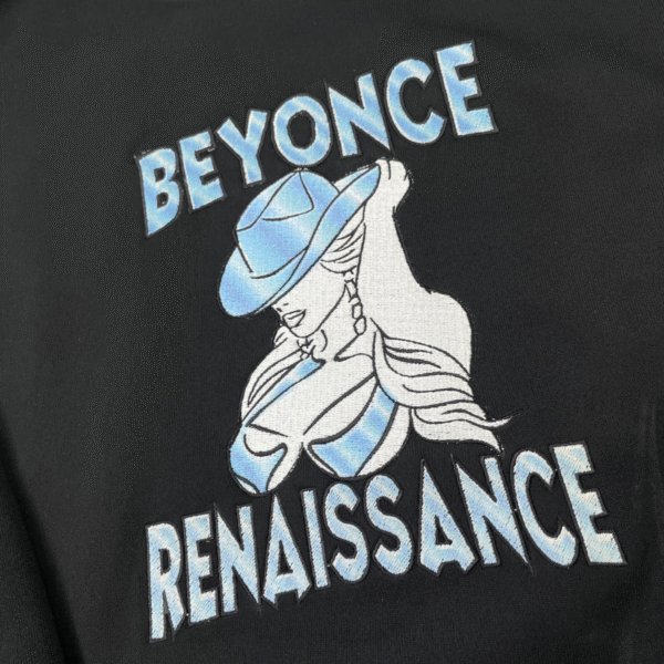 Beyoncé Embroidered Shirt-BEYEMBCB-006- Beyonce Renaissance Embroidered Shirt - Image 3