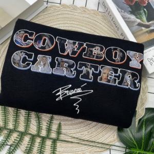 beyonce embroidered tshirt cowboy carter tour 2025 fan merch