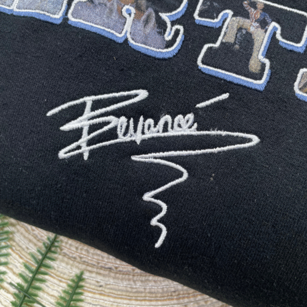 Beyoncé Embroidered Shirt-BEYEMBCB-009-Cowboy Carter Album By Beyonce Embroidered Sweatshirt - Image 6