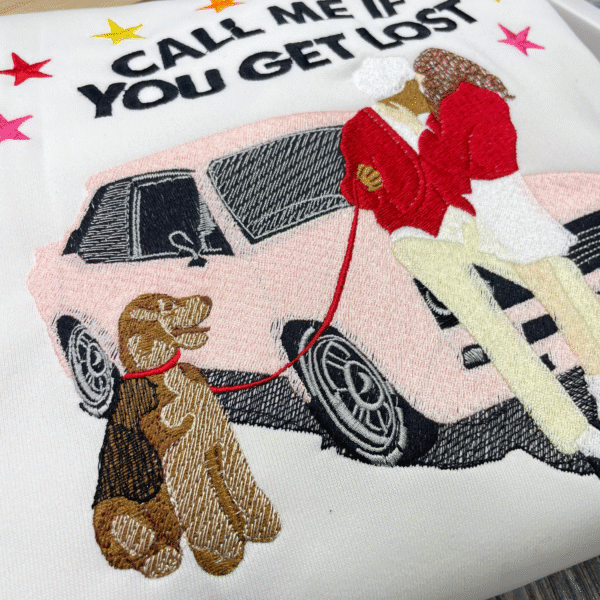 Tyler The Creator Embroidered Shirt - Call Me If You Get Lost