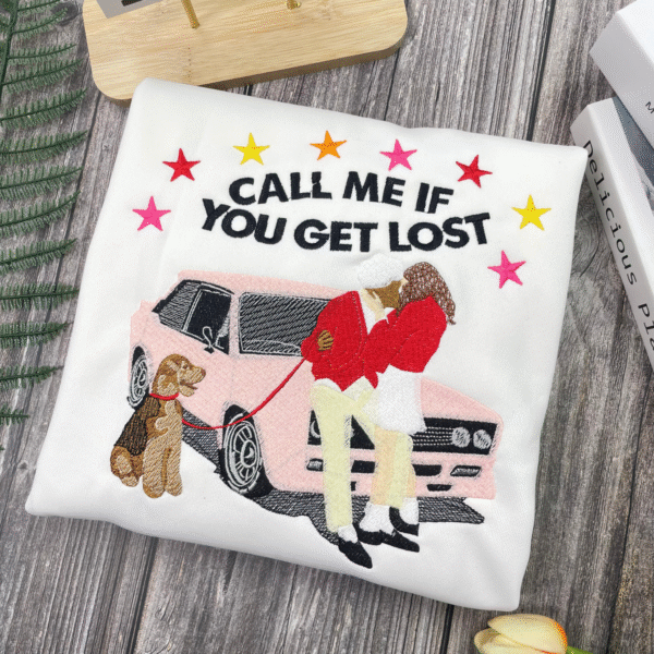 Tyler The Creator Embroidered Shirt - Call Me If You Get Lost
