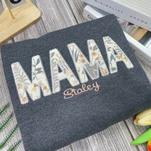 Custom Fabric Letter Shirt