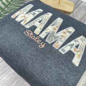 Custom Fabric Letter Shirt