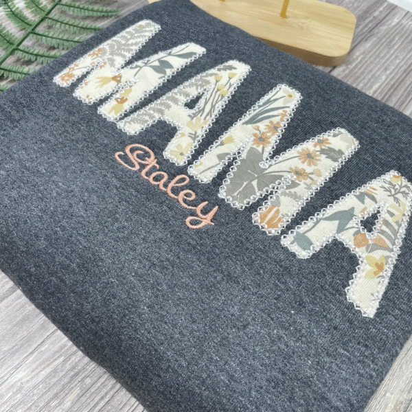 Custom Fabric Letter Shirt