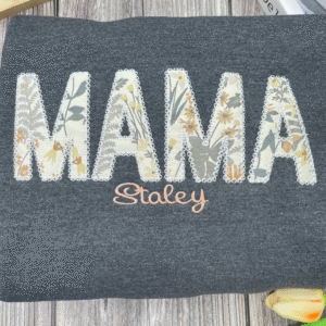 Custom Fabric Letter Shirt