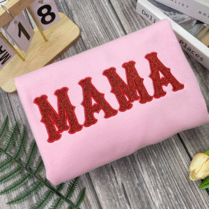 Custom Glitter Fabric Letter Shirt