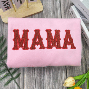 Custom Glitter Fabric Letter Shirt
