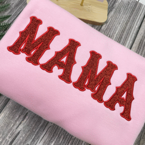 Custom Glitter Fabric Letter Shirt