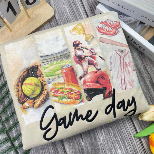 Game Day Embroidered Shirt