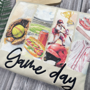 Game Day Embroidered Shirt