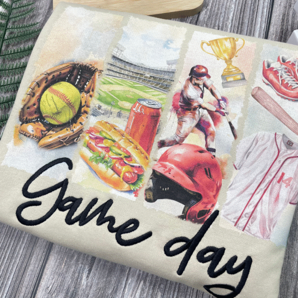 Game Day Embroidered Shirt